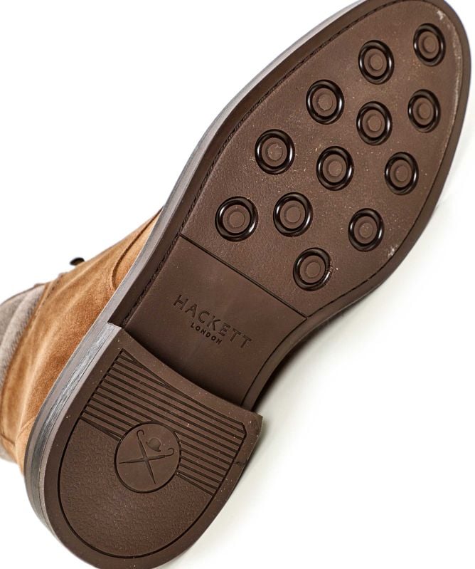 Hackett Suede Lace-Up Egmont Boots
