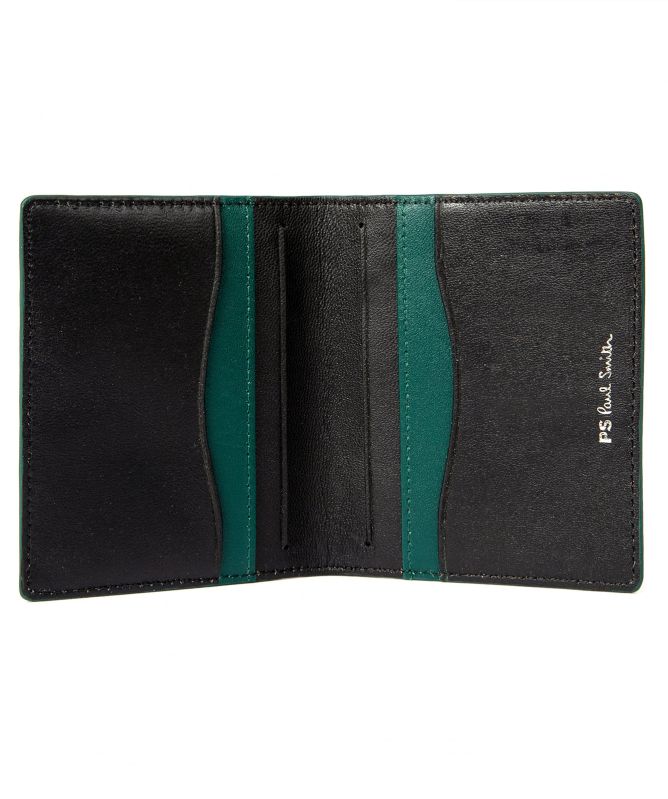 Paul Smith Leather Zebra Folded Card Holder