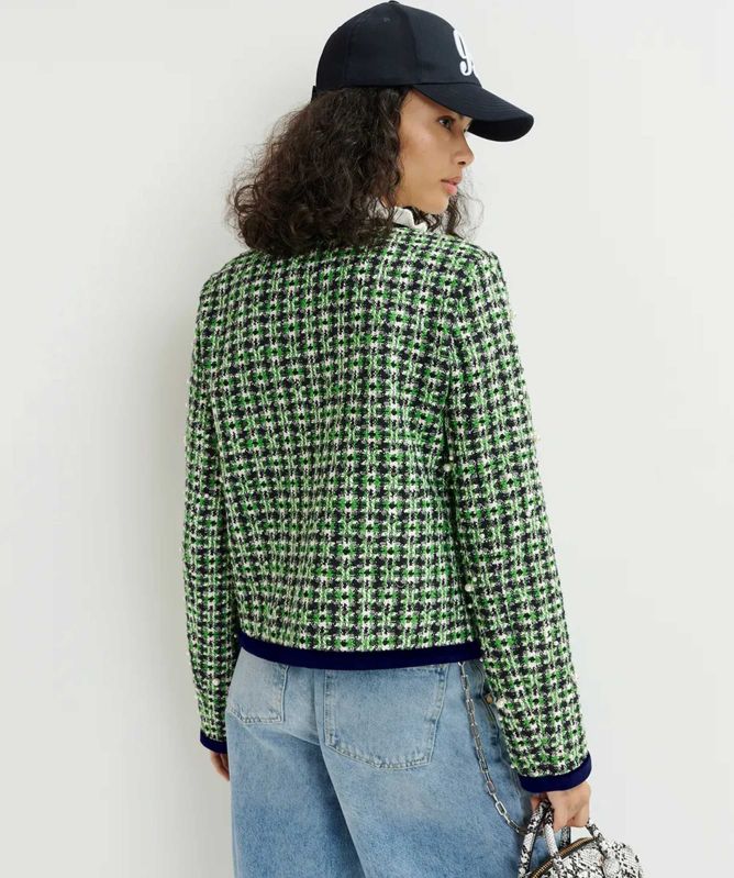 Essentiel Antwerp Homework Embellished Tweed Jacket