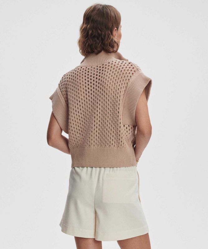 Varley Gaines Half-Zip Knit Vest
