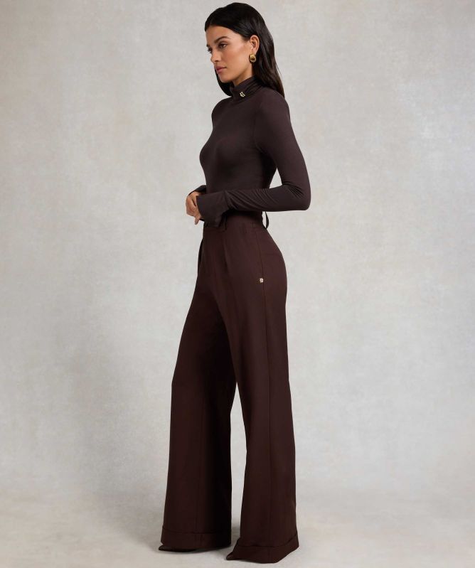 Holland Cooper High Waisted Wide Leg Pants