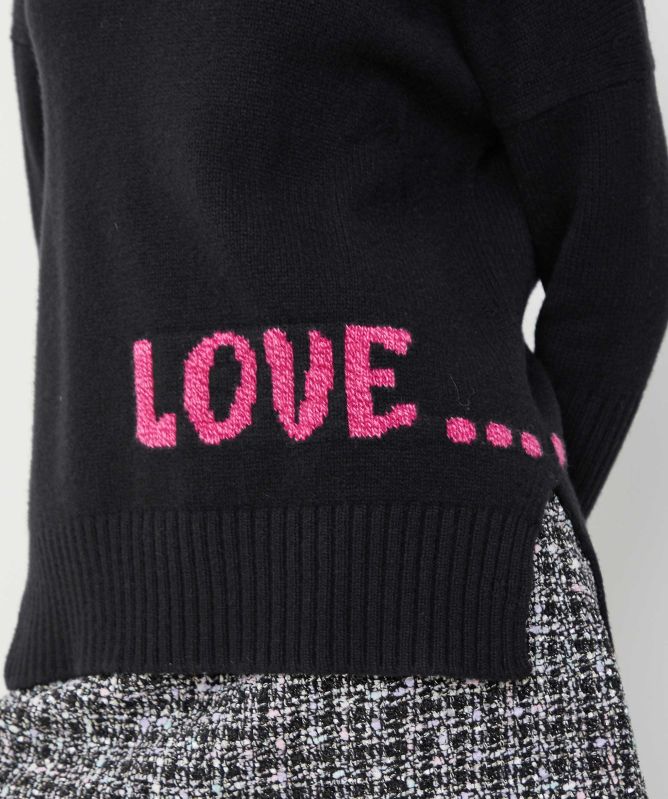 Eddy and Ivy Love Kisses Merino Cashmere Jumper