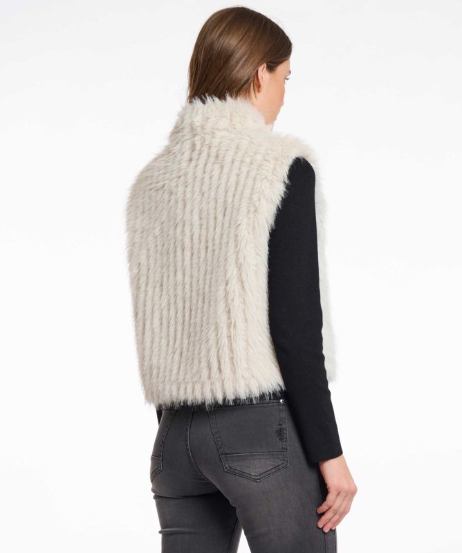 Rino and Pelle Dava Faux Fur Gilet
