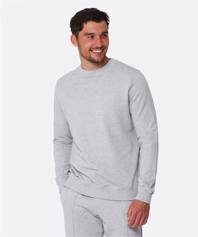 Stenstroms Cotton Crew Neck College Sweatshirt