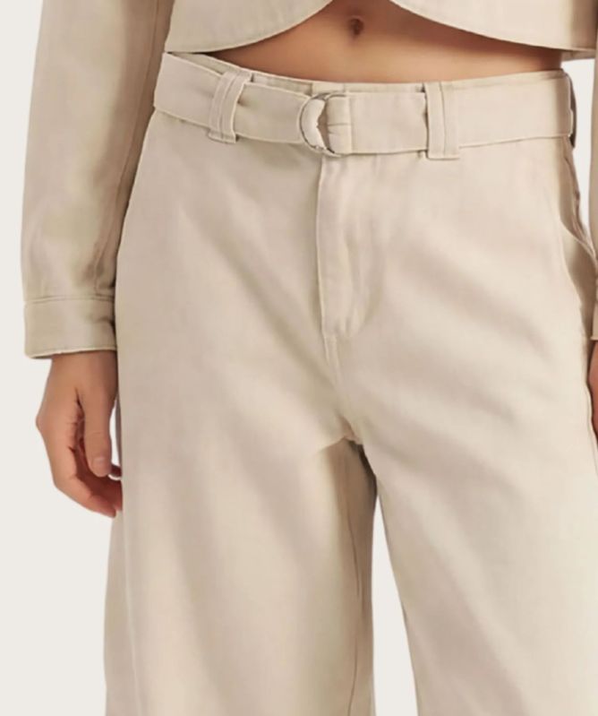 Me369 Cosmic Belted Barrel Leg Jeans