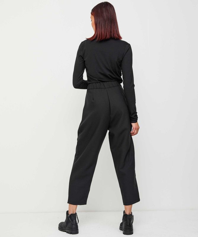 Bize Asymmetric Drape Trousers