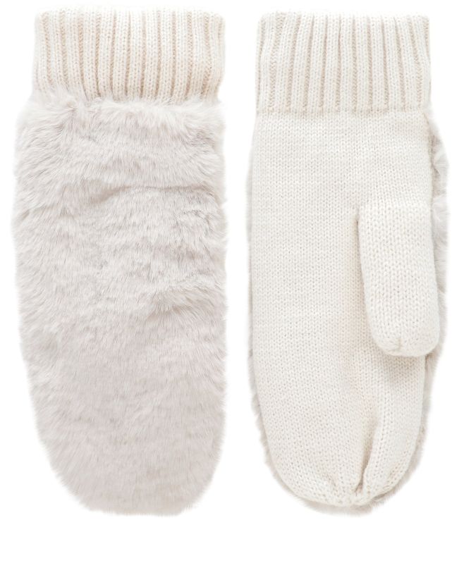 Rino and Pelle Oxo Faux Fur Mittens
