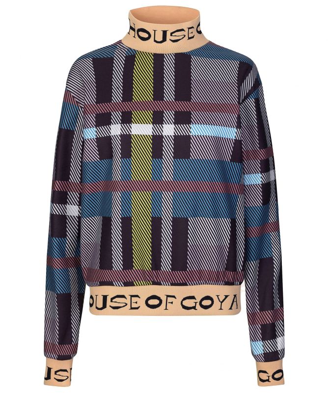 Stine Goya Melina Checked Fleece Sweater