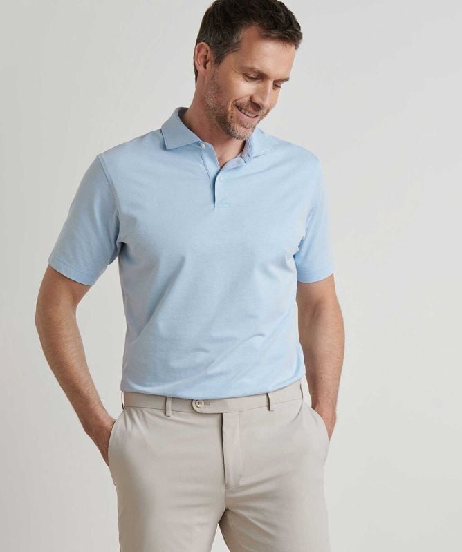 Peter Millar Albatross Pique Polo Shirt