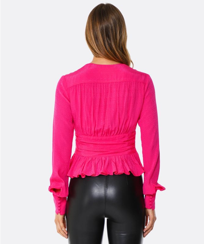 ROTATE Tracy V-Neck Top