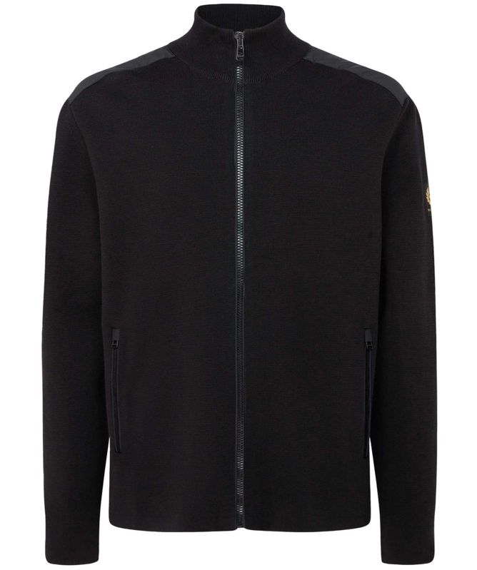 Belstaff Black Vertex Zip Cardigan