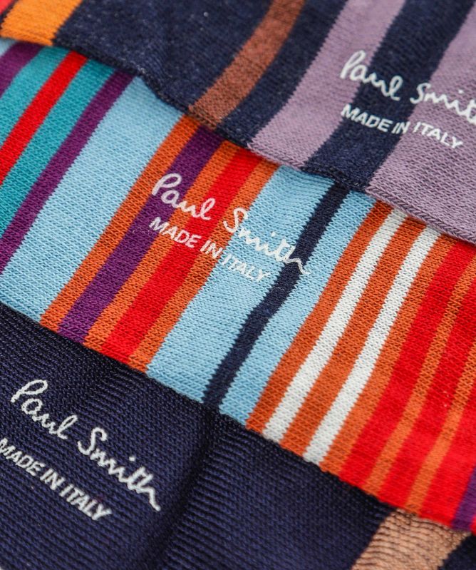Paul Smith Striped Socks 3 Pack
