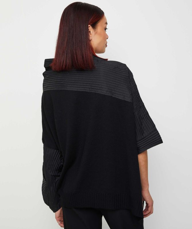 Bize Pleated Knit Jumper