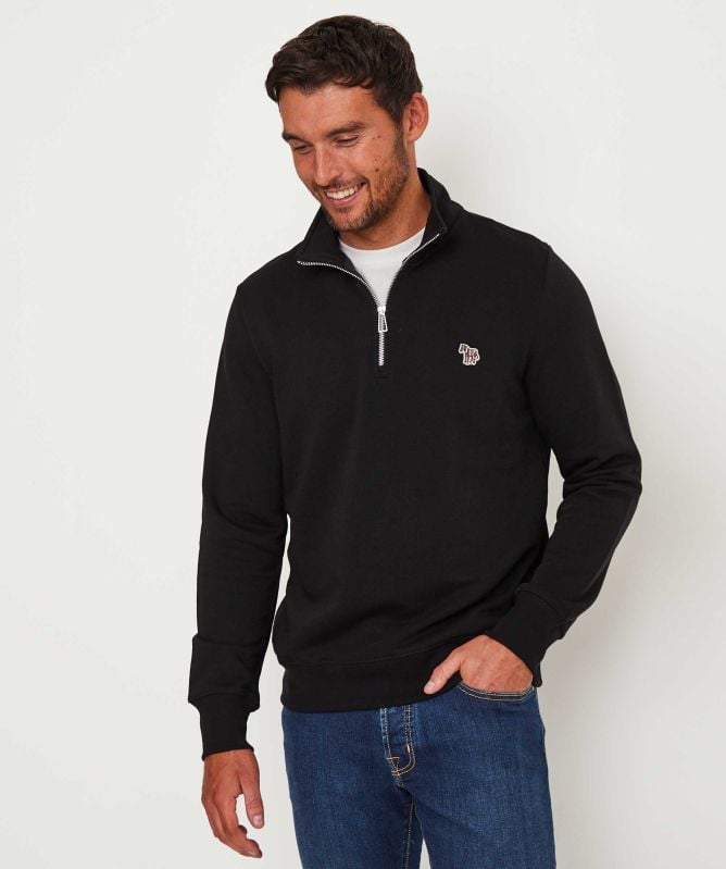 Paul Smith Half-Zip Zebra Sweatshirt