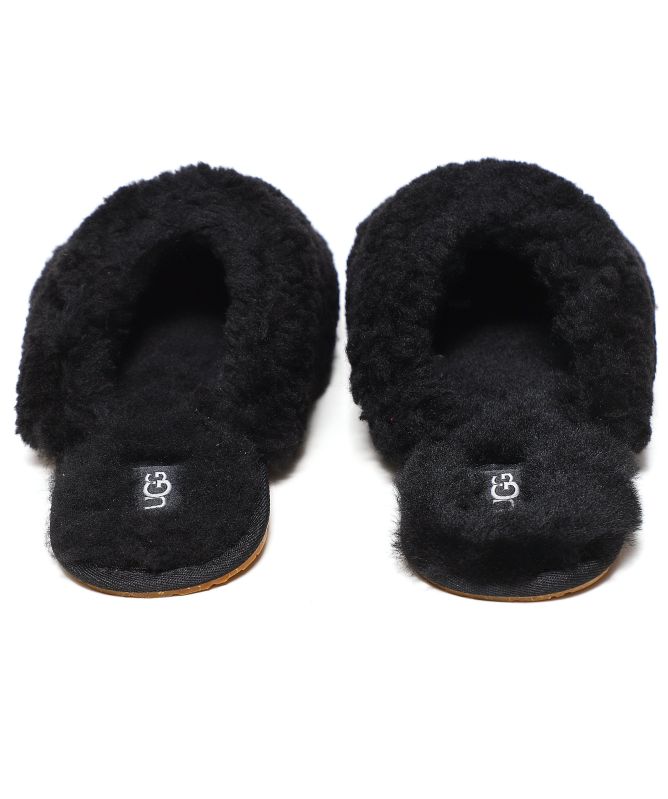 サンダル・ミュール UGG Curly Shearling Fur Mule Maxi Curly Mule W Black 1133151 UGG】Curly Shearling Fur Mule Maxi Curly Mule アグ (UGG