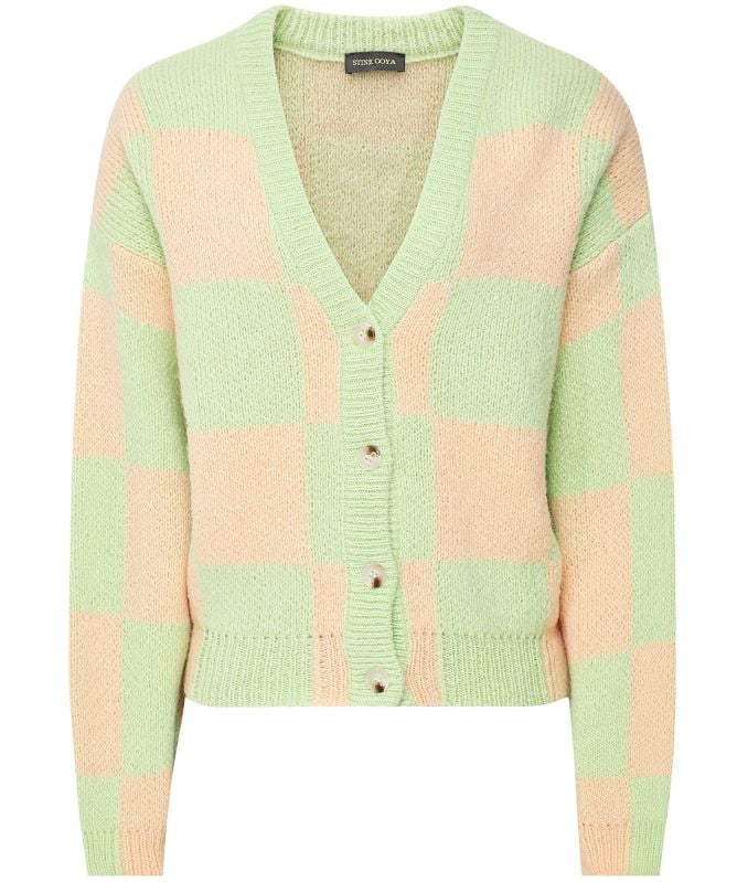 Stine Goya Check Amara Cardigan