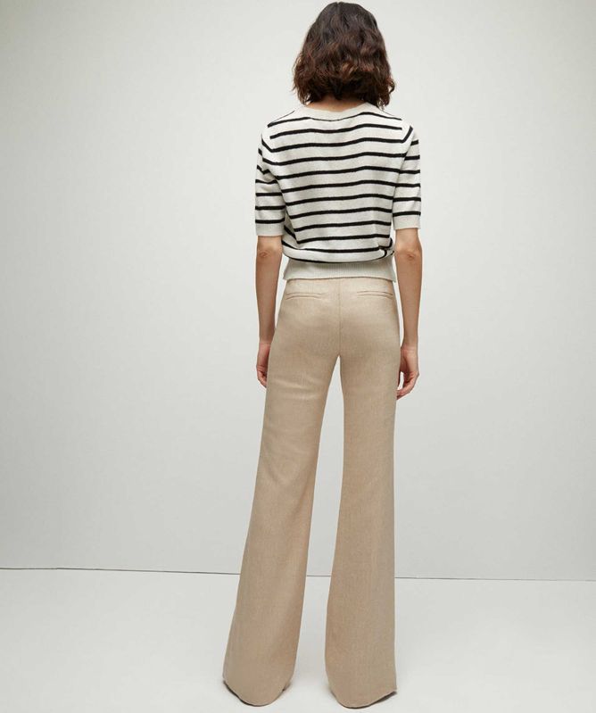 Veronica Beard Komi Twill-Linen Trousers