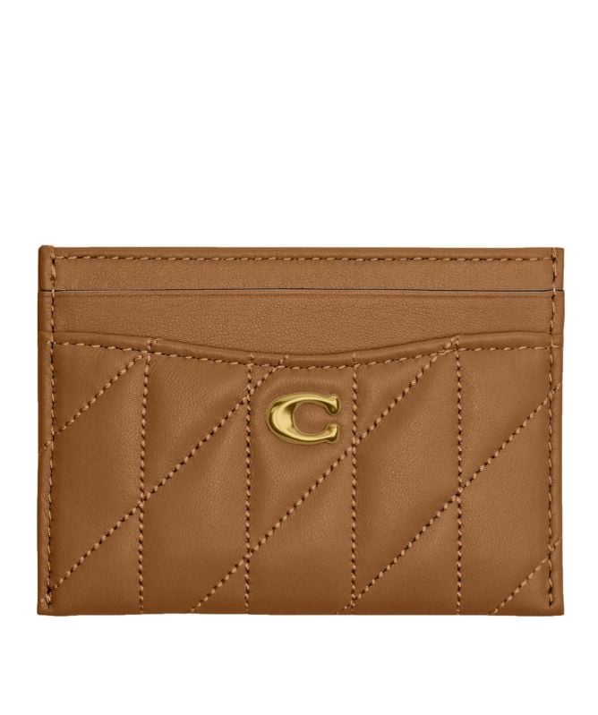 Coach Essential Card Case With Pillow Quilting
