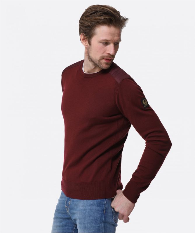 Belstaff Merino Crew Neck Kerrigan Sweater