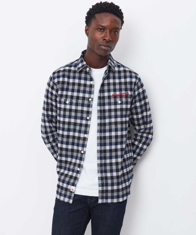 Replay Check Flannel Shirt