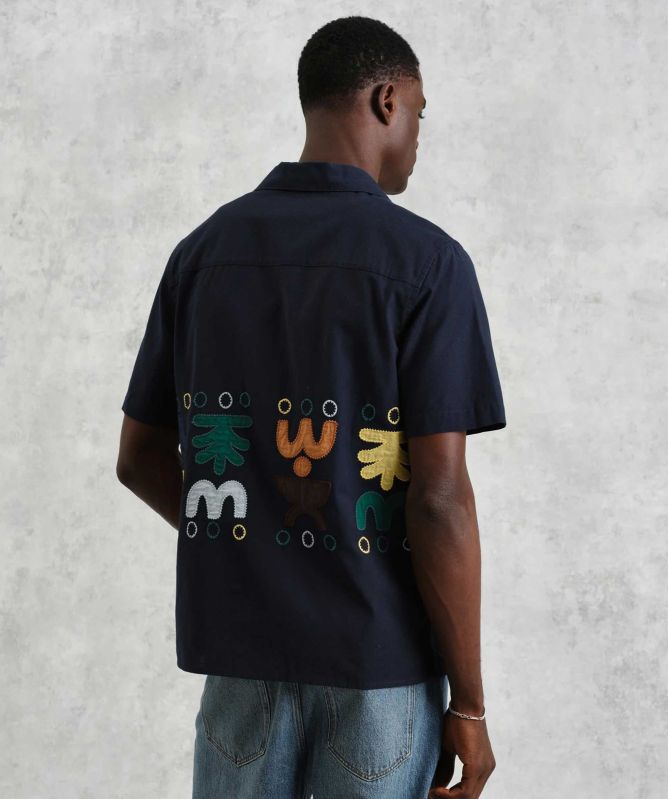 Wax London Bold Applique Didcot Shirt