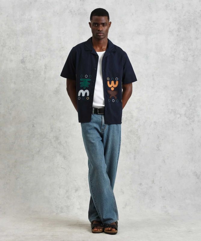 Wax London Bold Applique Didcot Shirt