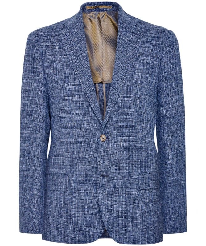 Sand Linen Blend Star Napoli Blazer