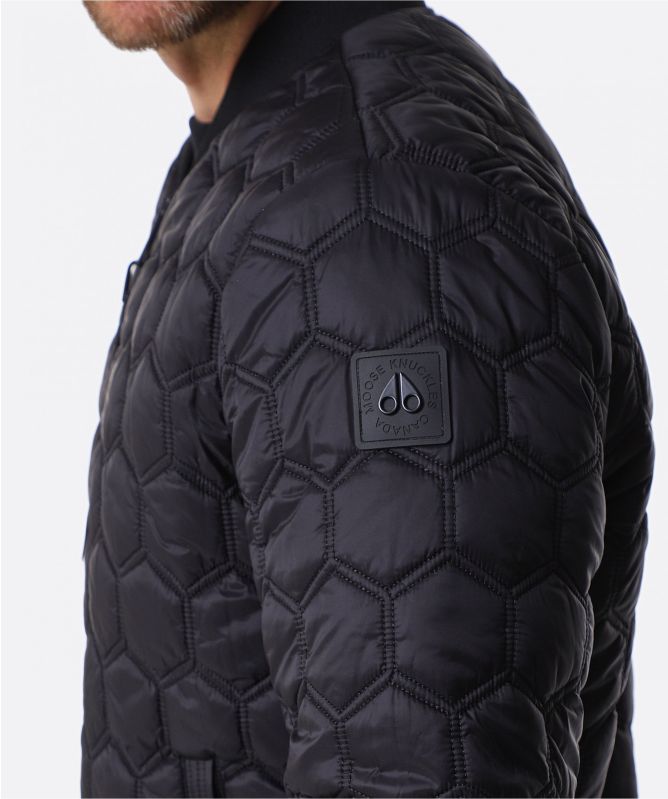 Moose Knuckles Quilted Bahia Bomber Jacket