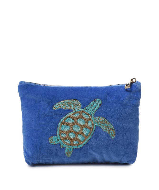 Elizabeth Scarlett Turtle Conservation Mini Pouch