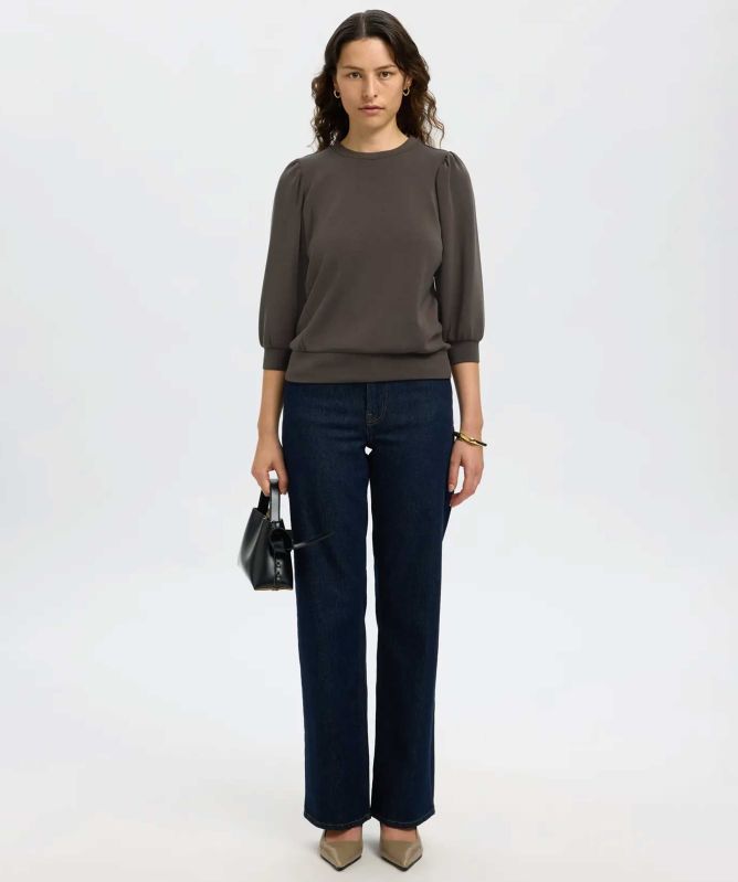 Selected Tenny Puff Sleeve Sweatshirt