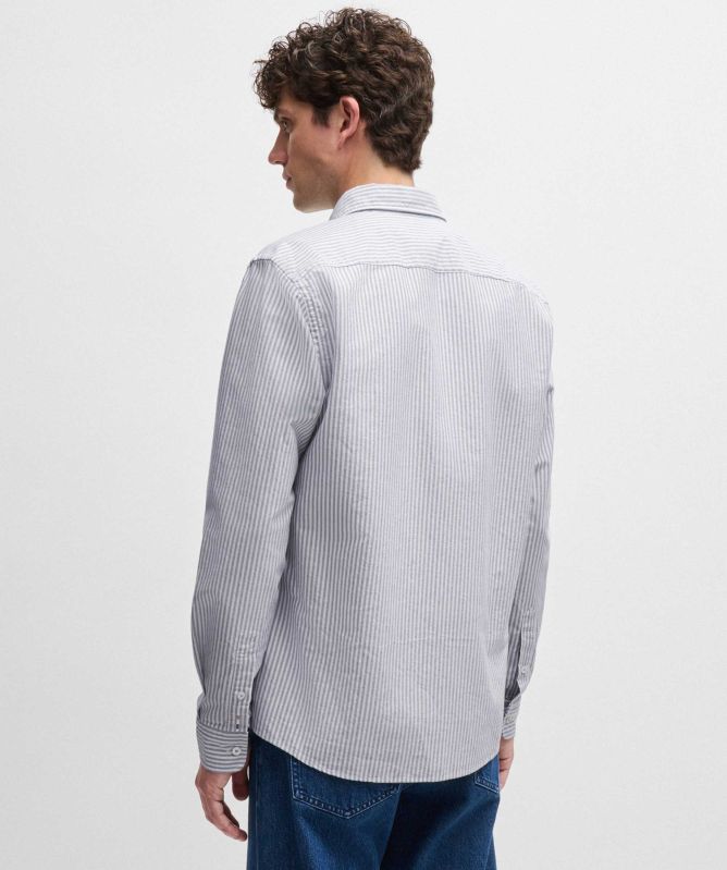 BOSS Striped H-ROAN Oxford Shirt