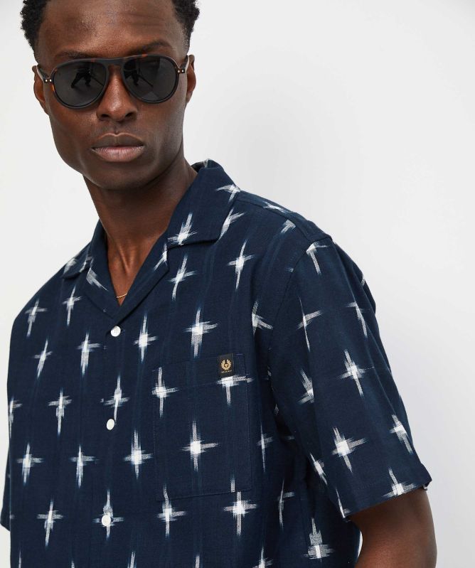 Belstaff Relaxed Fit IKAT Tide Shirt