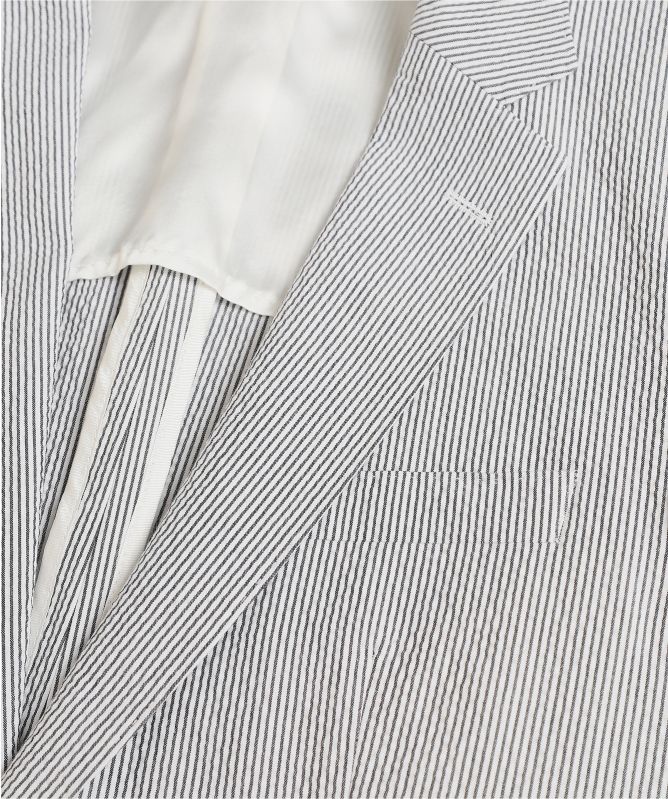 BOSS Slim Fit Cotton Pinstripe Helford/Gander3 Suit