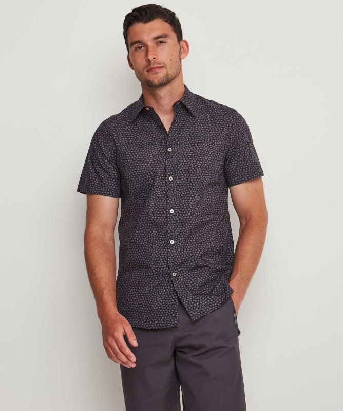 Paul Smith Short Sleeve Floral Shirt