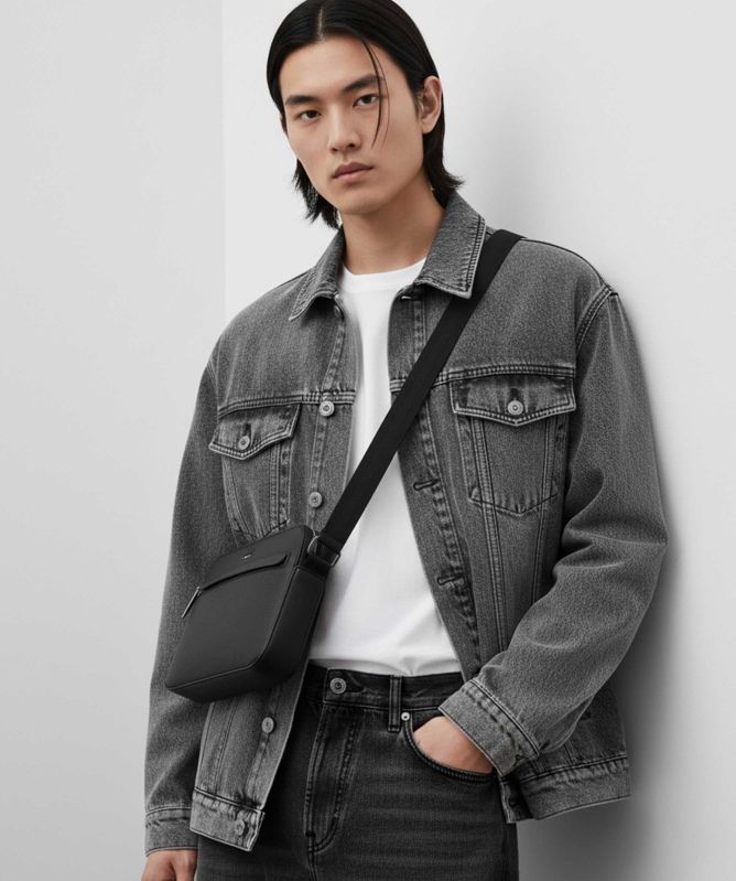 BOSS Ray_Double EW Crossbody Bag