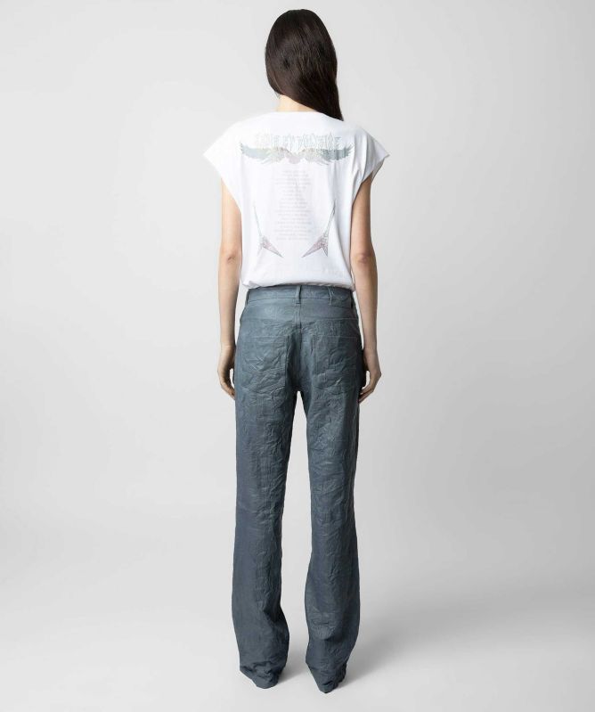 Zadig and Voltaire Cécilia Concert Diamanté Tank Top