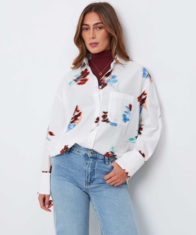 Paul Smith Hazy Floral Cotton Shirt
