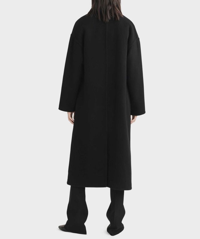 コート RAG BONE Women Coats WAW23F2015TB15 0 BLACK Black Rag and Bone Thea Wool Coat | Jules B
