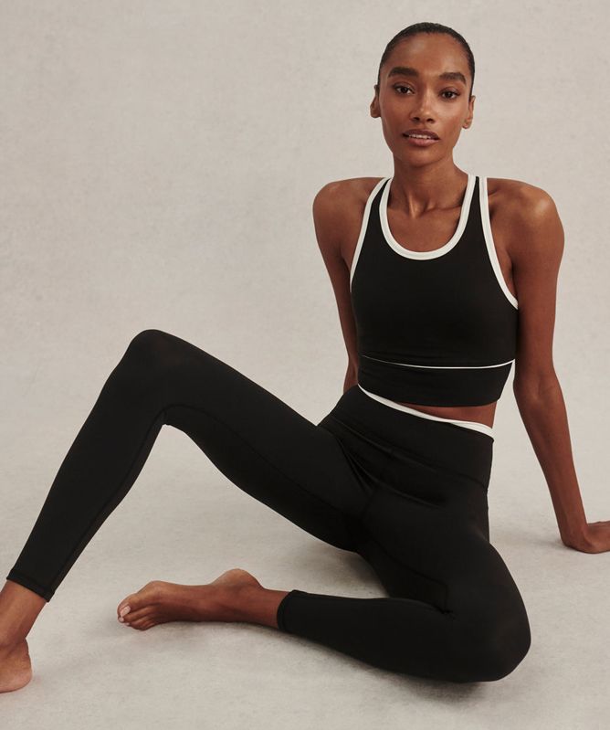 Varley Always Contrast High-Rise Legging 25"