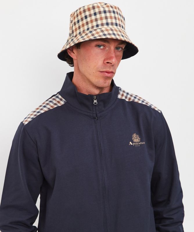 Aquascutum Reversible Club Check Bucket Hat