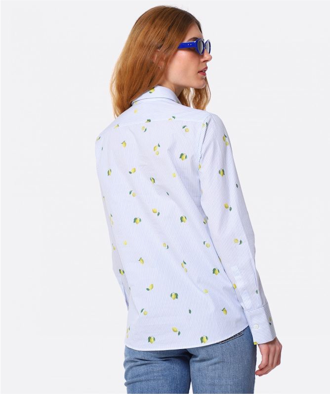 Paul Smith Lemon Stripe Cotton Shirt