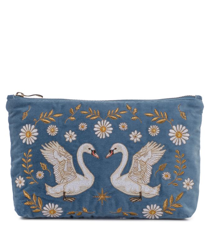 Elizabeth Scarlett Swan Garden Everyday Pouch