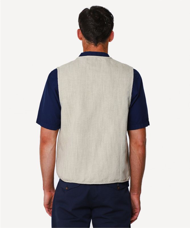 Universal Works Linen Cotton Vintage Vest
