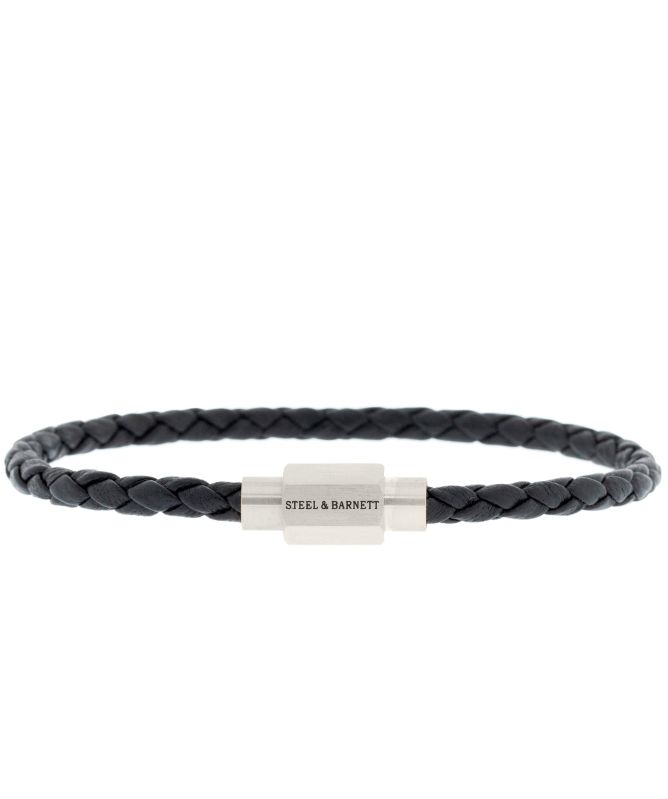 Steel and Barnett Luke Landon Leather Bracelet