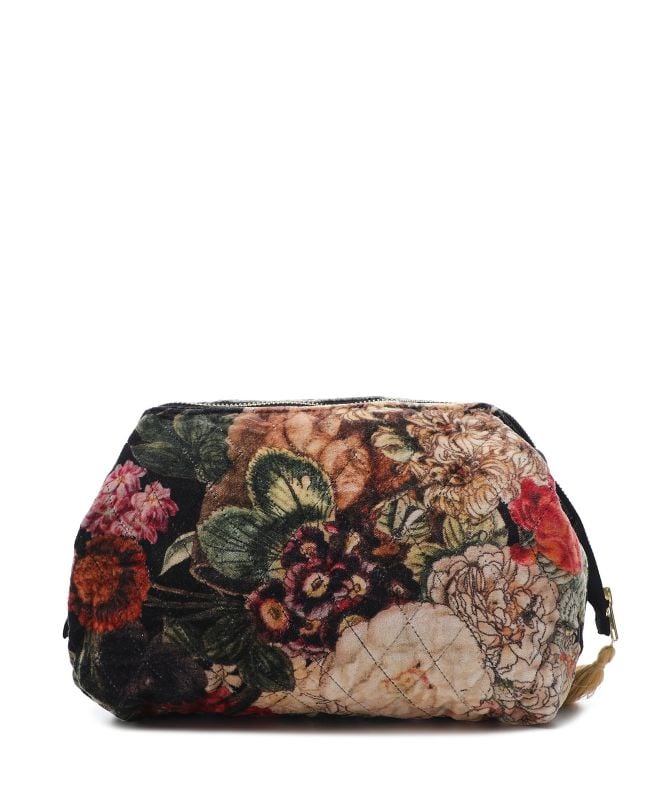 One Hundred Stars Primula Black Velvet Pouch