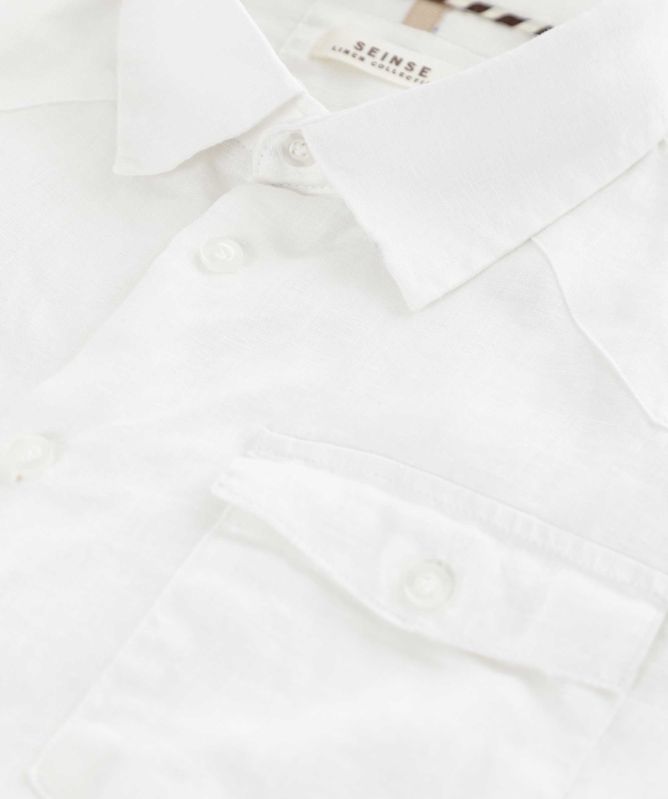 Seinse Long-Sleeve Linen Shirt