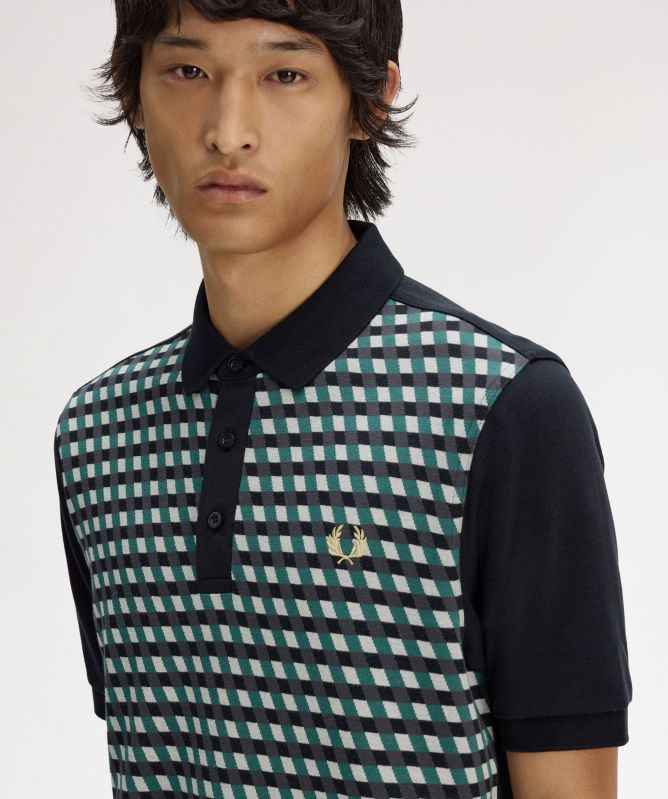 Fred Perry Geometric Polo Shirt