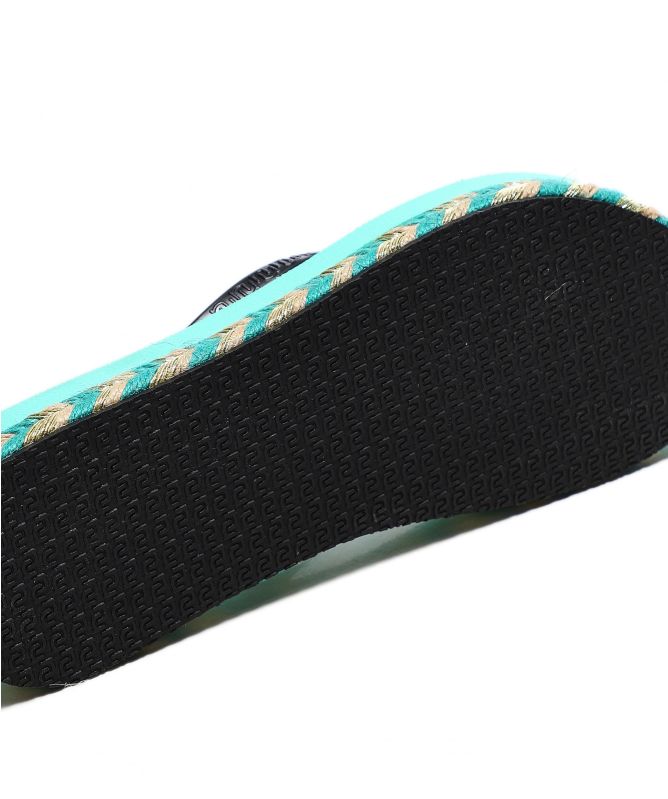 Uzurii Raffia Switch Flip Flops