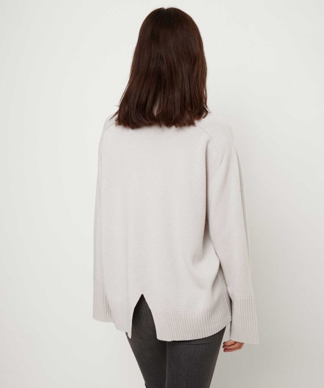 Van Kukil Cashmere Split Back Jumper