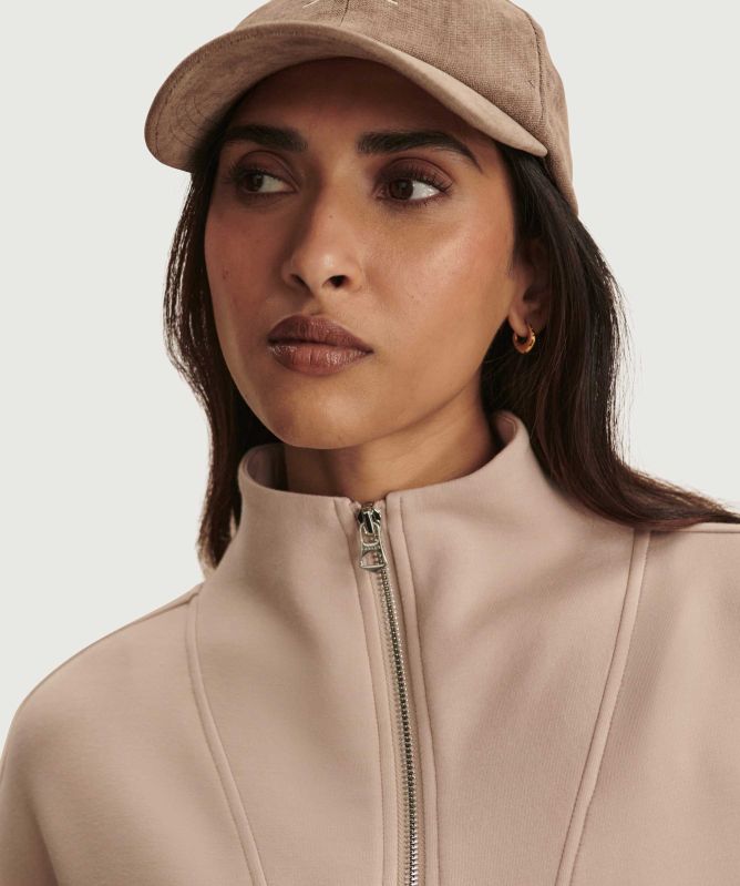Varley Arlene Zipper-Through Sweat